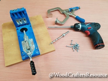 Equipment needed for pocket screws